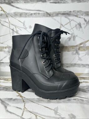 Hunter High Heel Commando Rain Boots
